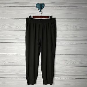Old Navy Olive Green Elastic Waist Stretch Tech Quick Dry Jogger Pants Large