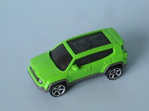 Matchbox 2019 Jeep Renegade Green Body 65mm Toy Model Car bd  - Picture 1 of 3