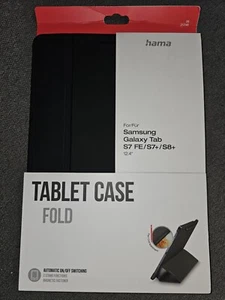Hama Fold Folio para Samsung Galaxy Tab S7 FE/S7+ S8+ 12,4" 00217140 - Imagen 1 de 2