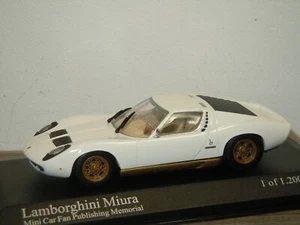 Lamborghini Miura 1966 - Minichamps - Mini Car Fan Memorial - 1:43 in Box *37430 - Picture 1 of 6