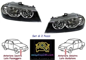 SET 2 FARO FANALE PROIETTORE ANTERIORE PER ALFA ROMEO 156 H1 H7 2003 2005 ELETT - Bild 1 von 1