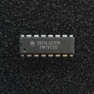 (PKG of 10) SN74LS251N 8-Input Multiplexer w/ 3-State Outputs, PDIP-16, Motorola - Picture 1 of 2