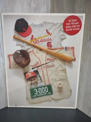 Stan "The Man" Musial 1993 MLB 11 x 14  Poster Print No. 12 Cardinals New Sealed - Image 1 of 4