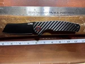 CJRB CUTLERY Folding Knife Crag (J1904) AR-RPM9 Powder Steel Black No Box - Picture 1 of 2