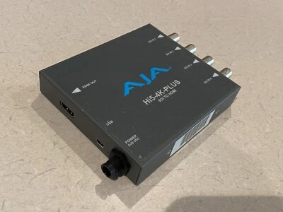 AJA Hi5-4K-Plus Pristine 3G-SDI to HDMI 2.0 Mini-Converter w/ power supply - Image 1 of 4
