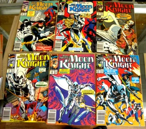 Marvel 1989 6 numeri MARC SPECTOR MOON KNIGHT 9 12 13 14 15 20 qq - Foto 1 di 11