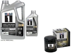 Mobil1 M1-102A Engine Oil Filter & 6 Quarts Mobil1 5W30 Full Synthetic Motor Oil - Picture 1 of 1