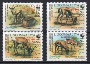 1992 - Somalia - Ordentliche Serie, 4 Val. postfrisch überdruckt** - Bild 1 von 1