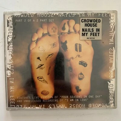 Crowded House, Nails in My Feet 1993 UK CD Maxi Single Pop Rock - Image 1 of 3