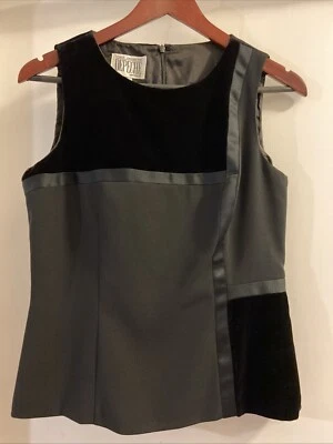 Precioso Top Cinta Satinada Terciopelo Negro Yves Cossette Depeche Mode Para Mujer’s 6 Foto 1 de 4