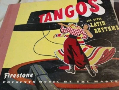 78 RPM Philharmonic Set of 4 Carlos Molina Tangos Latin Rhythms nice Vg Records  - Image 1 of 4