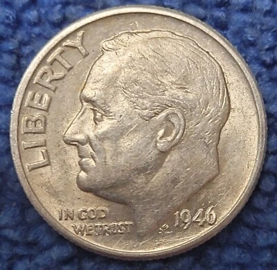 1946  Roosevelt Silver Dime several Errors ,DDR, DDO. VERY UNIQUE - Image 1 of 4