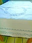  Blue print tablecloth tablecloth Indian blue damask 130x220 cm new hand printed
