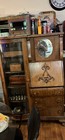 Victorian Oak Antique Side by Side Secretary Desk & Bookcase