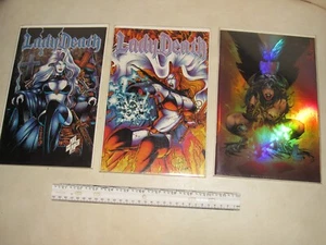 Three 1993-1994 Comic Books Lady Death Lot of Two + Variant / READ DESCRIPTION - Picture 1 of 2