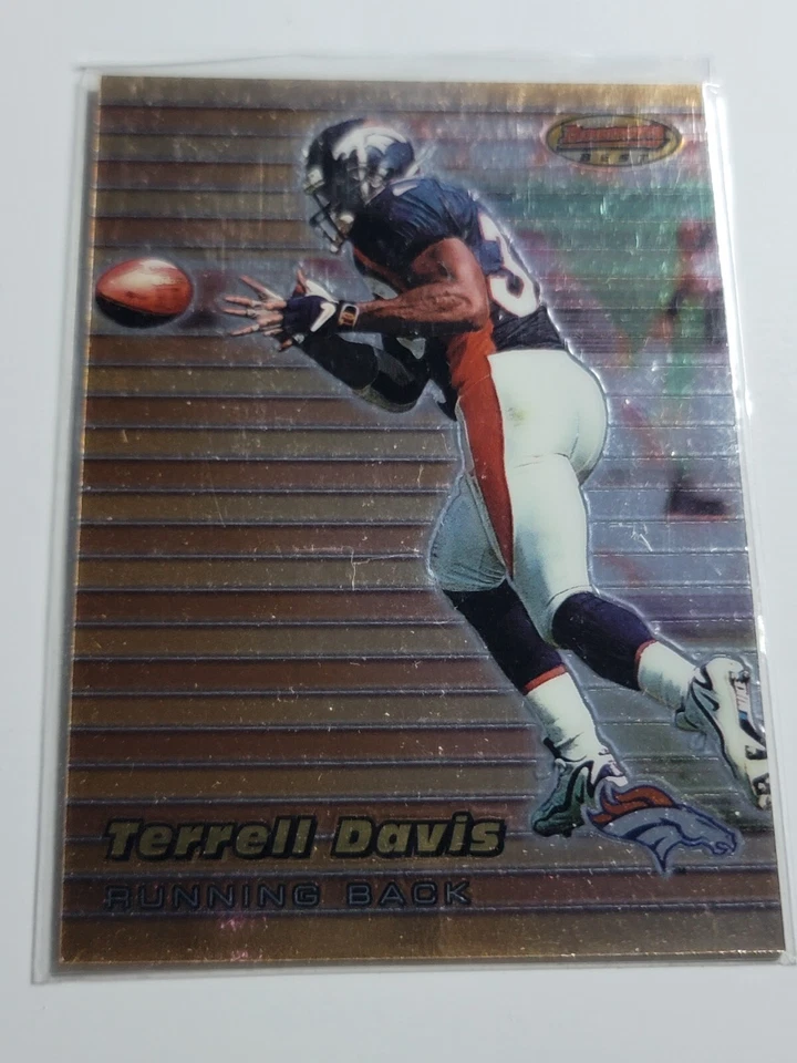 TERRELL DAVIS 1999 Bowmans Best #39.  BRONCOS - Image 1 of 2