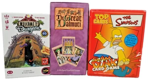 Giochi di Carte Gamers Party (x3) Welcome Dungeon, Great Dalmuti, Simpsons Slam Dunk - Foto 1 di 22