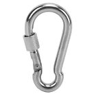 6pcs Spring Snap Hooks Stainless Steel Strong Bearing Capacity Key Chain Lin RMM