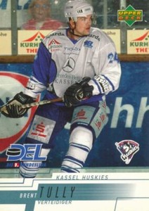 2000-01 Upper Deck LED #115 BRENT TULLY - Kassel Huskies
