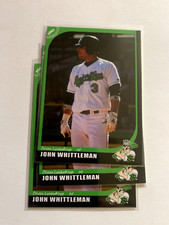 JOHN WHITTLEMAN 2007 Grandstand Clinton Lumberkings 3 card lot PWE SHIP
