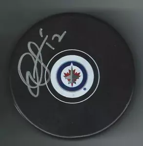 Olli Jokinen Signed Winnipeg Jets Puck - Picture 1 of 1