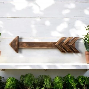Large Wooden Arrow Rustic Farmhouse Large Wall Decor Brand New - Picture 1 of 1
