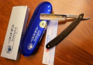 DOVO Solingen Stahlwaren Blocklinstr 10 Silver PRIMA Steel 5/8 straight razor - Picture 1 of 12