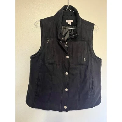 Colete Relatividade Algodão Escovado Sensação com Bolsos Feminino Tamanho M - Imagem 1 de 4