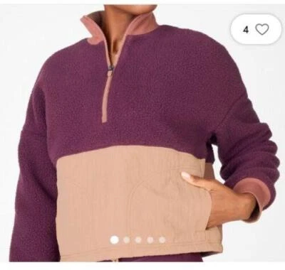 FABLETICS Mallory Fleece Pullover JACKET XS / NEW - Image 1 of 3