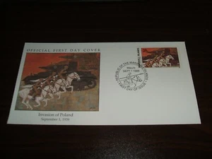 Marshall Islands - 1st September 1989 - Invasion of Poland - FDC - Picture 1 of 4
