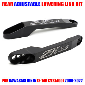 For Kawasaki Concours 14 ZG 1400 ZX-14R Adjustable Lowering Links Kit 2006-2021