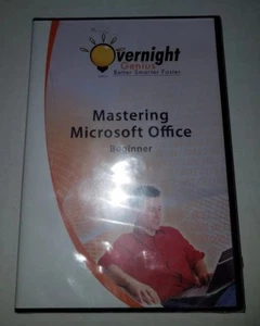Mastering Microsoft Office 1 Beginner Overnight Genius PC CD-ROM 2008 NEW - Picture 1 of 3