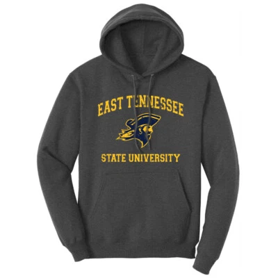 East Tennessee State Buccaneers Retro Distressed Logo Hoodie Sweatshirt - Image 1 of 2