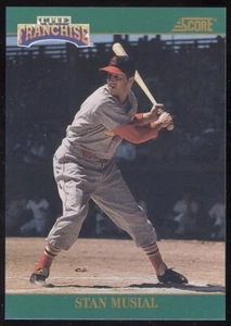 #1 OF 4 STAN MUSIAL 1992 SCORE THE FRANCHISE ST. LOUIS CARDINALS MLB BASEBALL - Picture 1 of 2