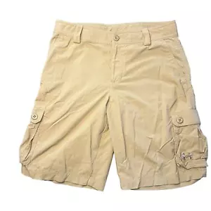 Under Armour Youth Large Khaki Lightweight Breathable Loose Fit Cargo Shorts - Picture 1 of 4
