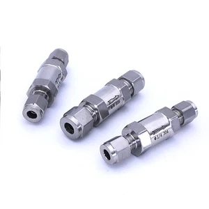 Válvula de retención tubo duro SS304 alta presión a prueba de ácidos válvula unidireccional alta calidad↑ - Imagen 1 de 12