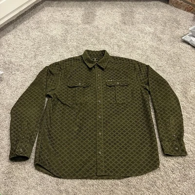 Lee x The Brooklyn Circus 橄榄绿色灯芯绒衬衫夹克男式 M 码 — 第 1/4 张图片