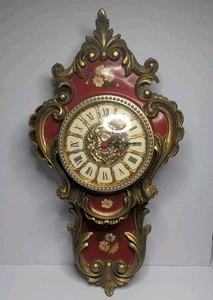 Vintage German Kienzle Hand Painted Round Wall Clock RARE - Picture 1 of 9