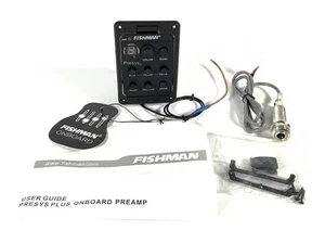 LIVRAISON AUX ÉTATS-UNIS Fishman Presys + 201 préampli guitare acoustique pickup bridge alimenté - Photo 1/3