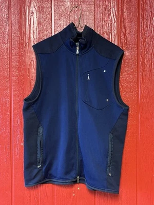 Chaleco de golf Ralph Lauren RLX para hombre sin mangas cremallera completa forrado de lana azul marino L Foto 1 de 4