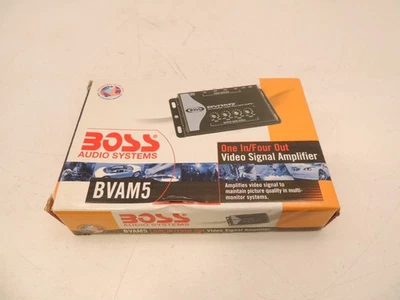 New Open Boss Audio System BVAM5 1 In 4 Out RCA Video Signal Amplifier Booster - Image 1 of 4