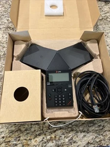 Polycom Trio 8300 PoE SIP Conference IP Phone 2200-66800-025 W/ Box - Picture 1 of 6