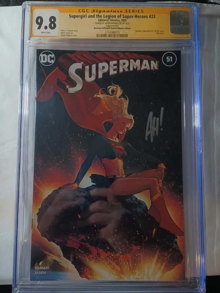 **Signed** CGC 9.8 SS SUPERGIRL AND THE LEGION OF SUPER-HEROES #23 - Image 1 of 4