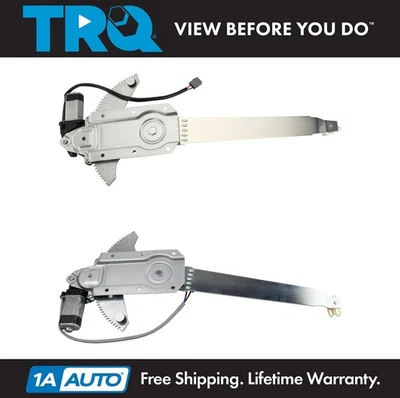 TRQ Power Window Regulators w/ Motors Pair Set  for Ford F-Series Pickup Truck Foto 1 de 4