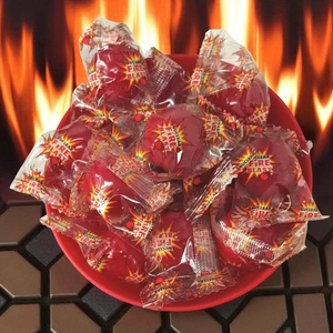 Nuclear Fire Ball Candy Super Hot Cinnamon Jawbreaker Individually Wrapped - Picture 1 of 6