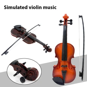 Kid's Simulated Violin Practice Violin w/ Adjustable Strings for Beginners P1A6 - Picture 1 of 12