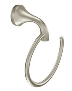 Neu Moen YB2886BN Eva Collection Handtuchring mit einem Pfosten, gebürstetes Nickel - Bild 1 von 5