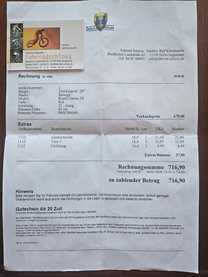 Trekkingrad 28" Raleigh Road Classic 24 Neuwertig 10km - Bild 1 von 2