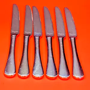 Robert Welch Province Mirror 18/10 Stainless 6 Dinner Knife Glossy Flatware - Picture 1 of 3