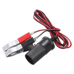 12V Battery Clip To Car Cigarette Lighter Female Socket Cable Clamp-N Geschenk